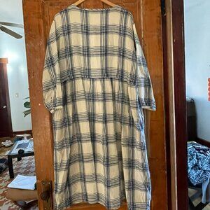 Ichi Antiquites plaid dress, size Free
